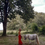 Lien enfant poney nature