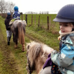 Retour de l'école à poney