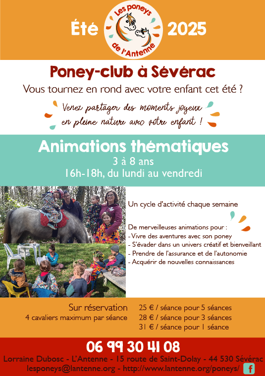 Détails Animations Thématiques à Poney