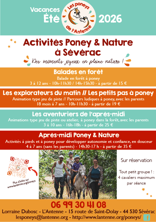 Les Poneys de l'Antenne - été 2026